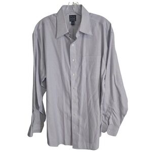 Jos. A. Bank Traveler's Collection Men's 17 35 Long Sleeve Dress‎ Shirt Cotton